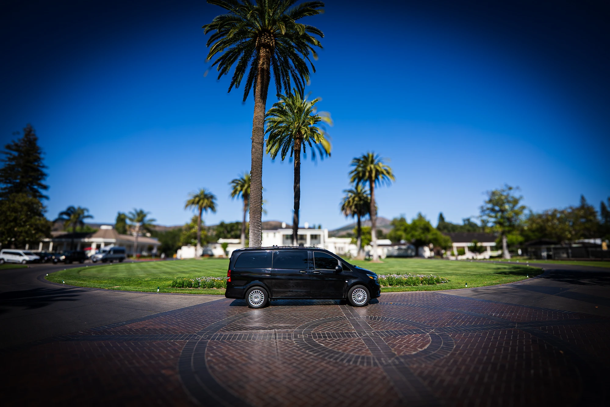 Chauffeured luxury transfer to Portola Hotel & Spa, Downtown Monterey, CA